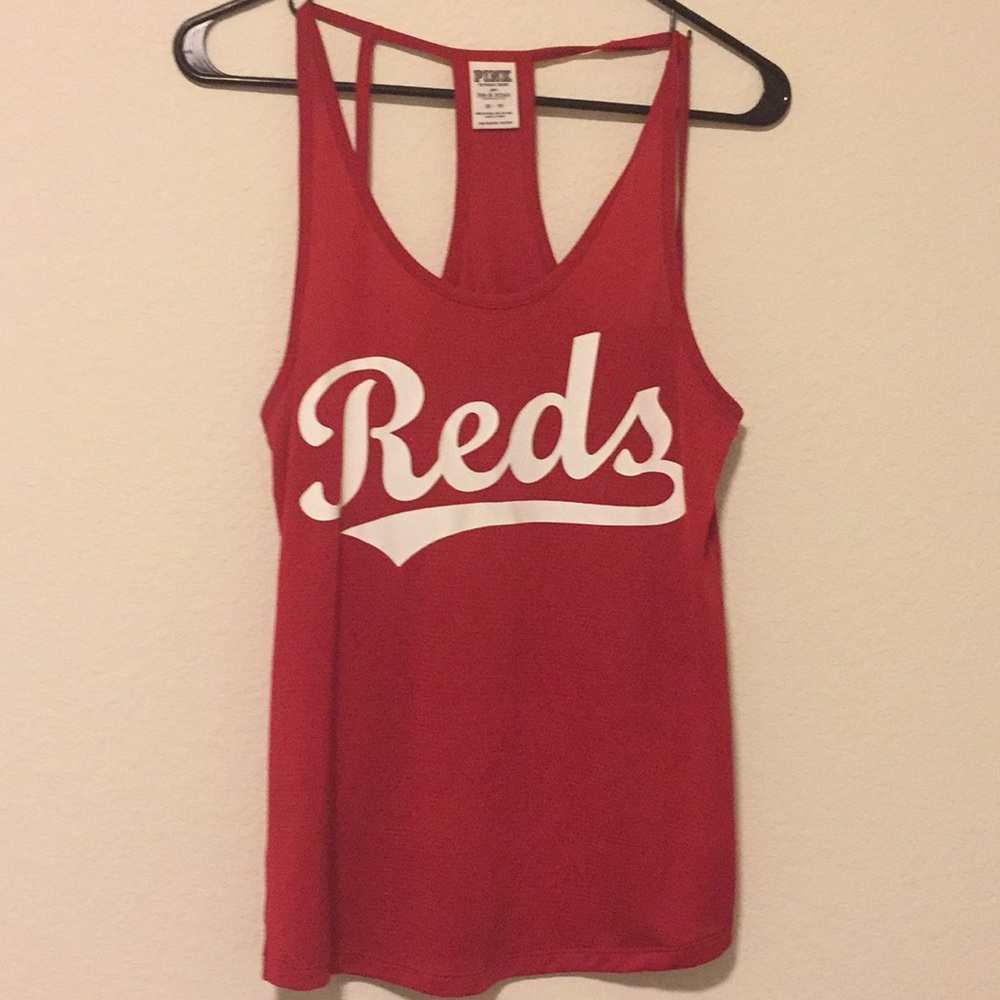 PINK MLB Reds Jersey tank xs